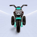 TurboCharge Kids' Electric Motorcycle – Ultimate Ride-On with Lights, Music & Smoke Effects! (GREEN)