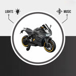 Sport Ride-Electric Kids Ride-On Motorcycle (GREY)