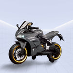 Sport Ride-Electric Kids Ride-On Motorcycle (GREY)