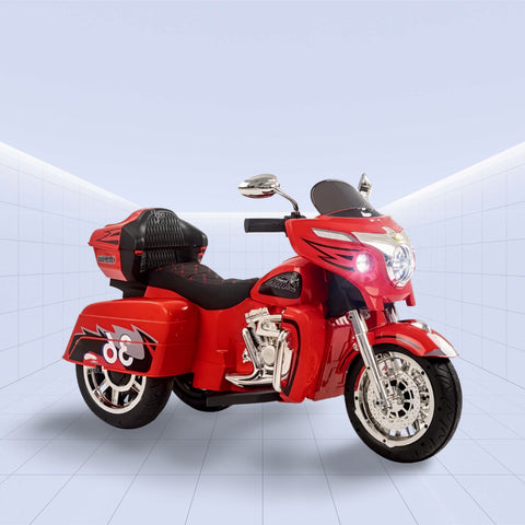 Future Rider’s Dream – Kids Electric Motorcycle with Realistic Features! (RED)