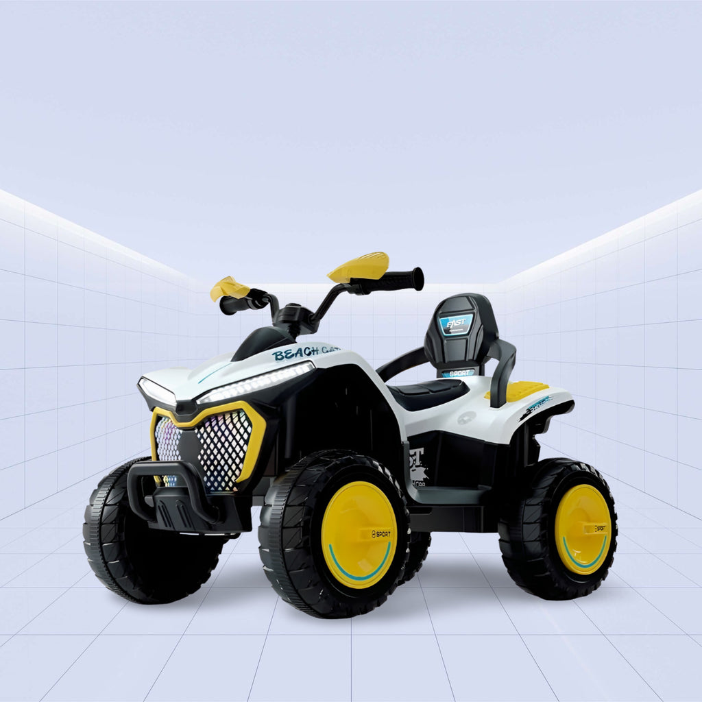 Beach Cruiser Kids Electric Ride-On Quad Bike (YELLOW)