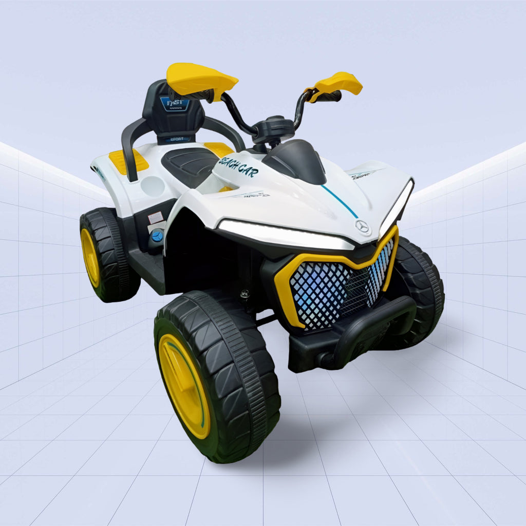 Beach Cruiser Kids Electric Ride-On Quad Bike (YELLOW)