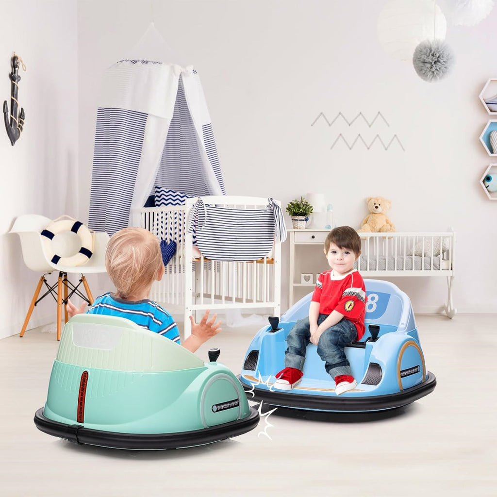 Electric Ride-On Drift Car – Stylish Fun for Kids with 360-Degree Spin (GREEN)
