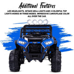 "Tiny Off-Roader – 4x4 Kids Electric Jeep with Remote Control (BLUE)