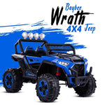 "Tiny Off-Roader – 4x4 Kids Electric Jeep with Remote Control (BLUE)