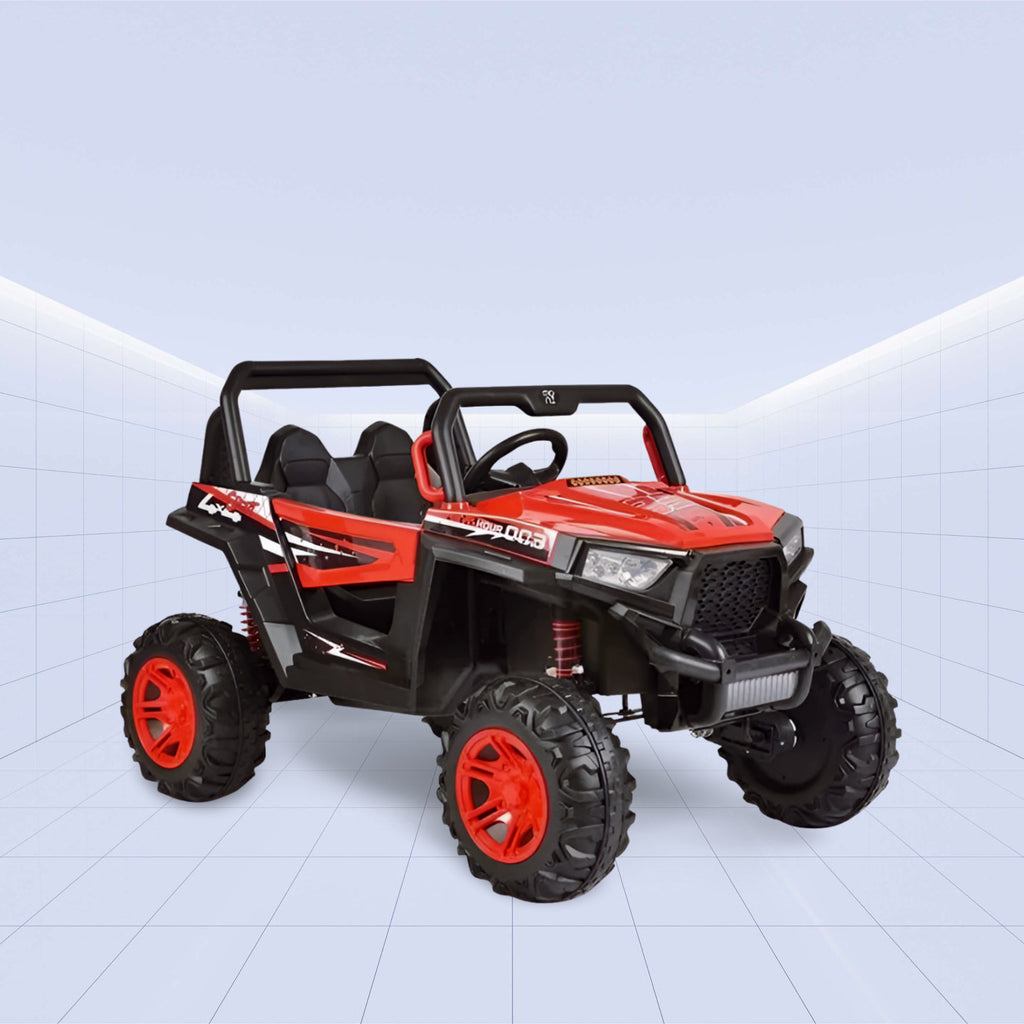 4x4 Power Ride: Kids’ Electric Jeep with Remote Control (RED)