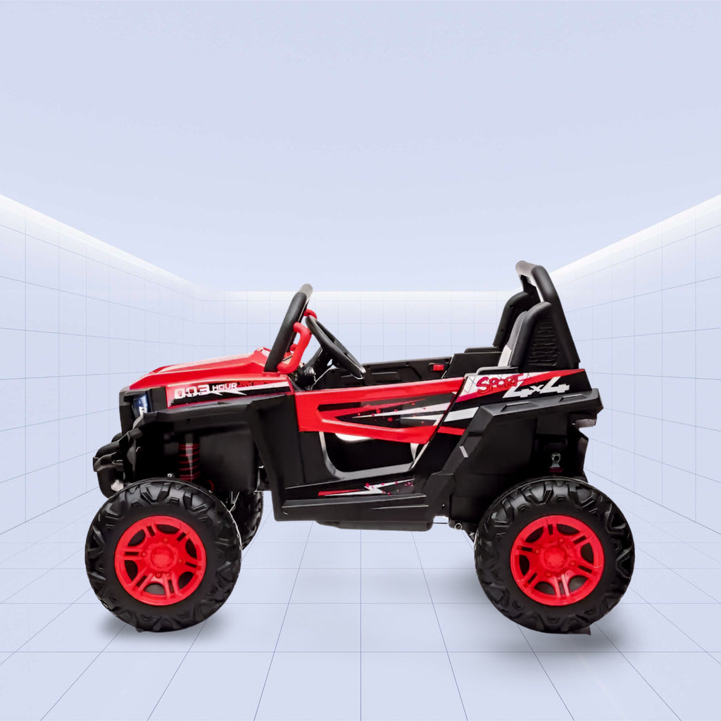4x4 Power Ride: Kids’ Electric Jeep with Remote Control (RED)
