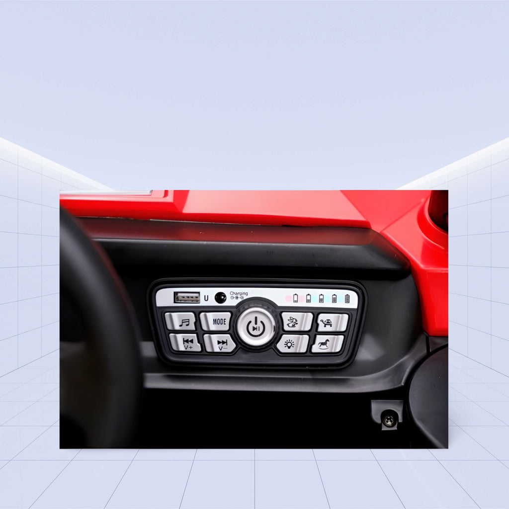 4x4 Power Ride: Kids’ Electric Jeep with Remote Control (RED)