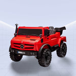 Official Mercedes-Benz Licensed Unimog Ride-On for Kids (RED)