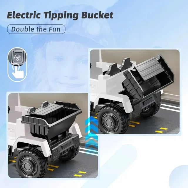 Official Mercedes-Benz Licensed Unimog Ride-On for Kids (WHITE)