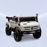 Official Mercedes-Benz Licensed Unimog Ride-On for Kids (WHITE)