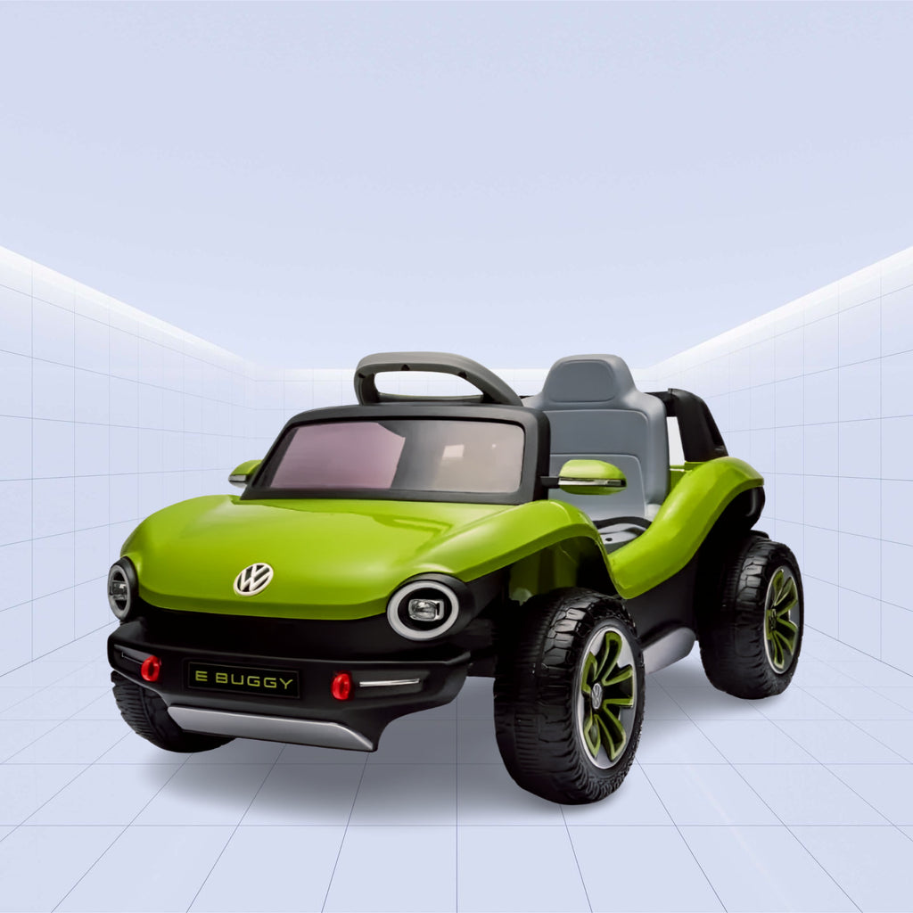 Volkswagen E-Buggy Licensed Kids Electric Ride-On Car (GREEN)