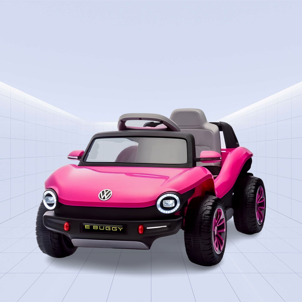 Volkswagen E-Buggy Licensed Kids Electric Ride-On Car (PINK)