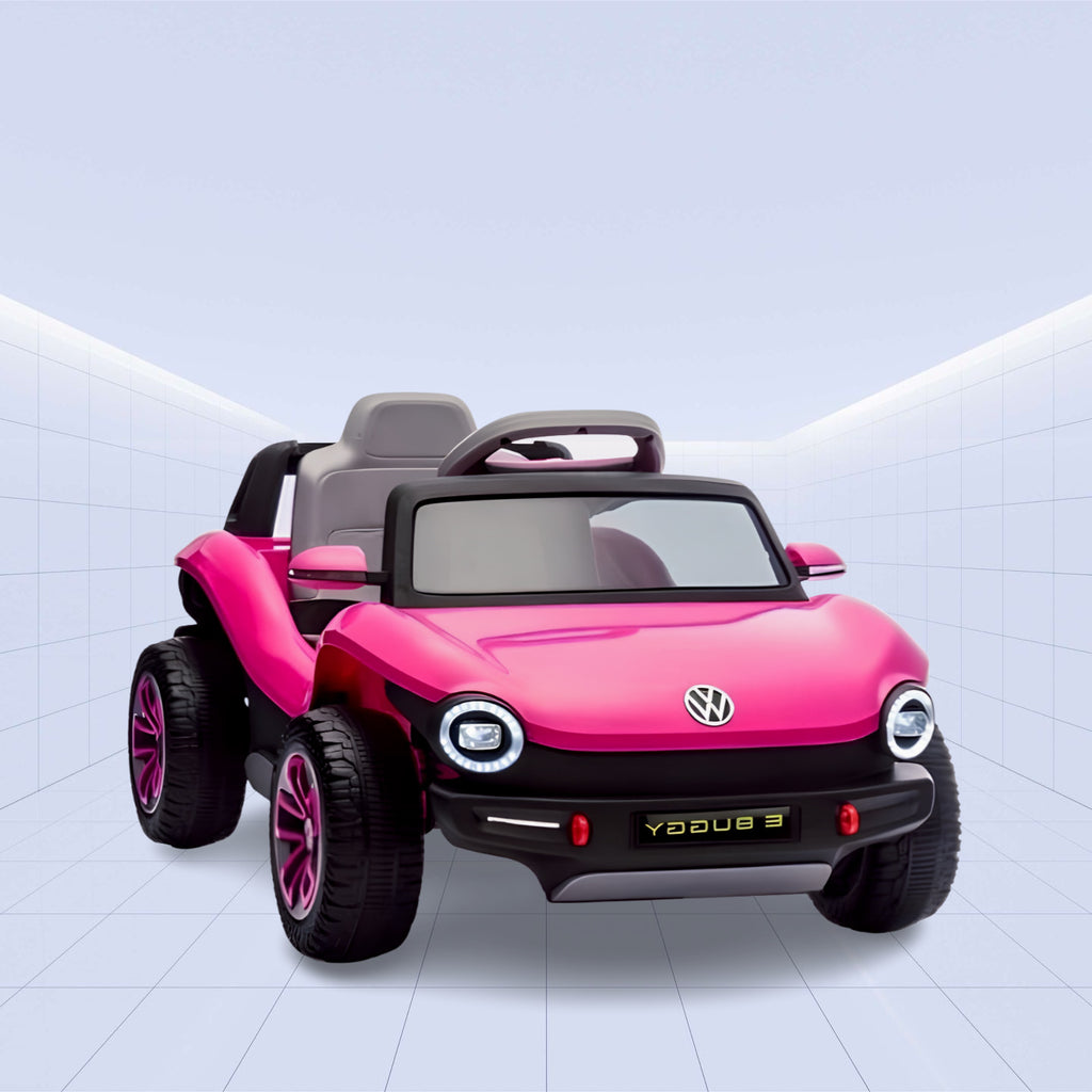 Volkswagen E-Buggy Licensed Kids Electric Ride-On Car (PINK)