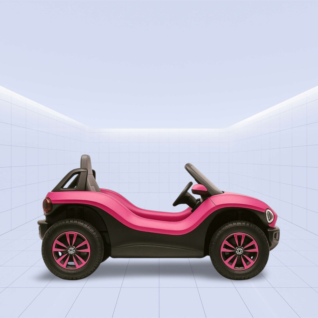 Volkswagen E-Buggy Licensed Kids Electric Ride-On Car (PINK)