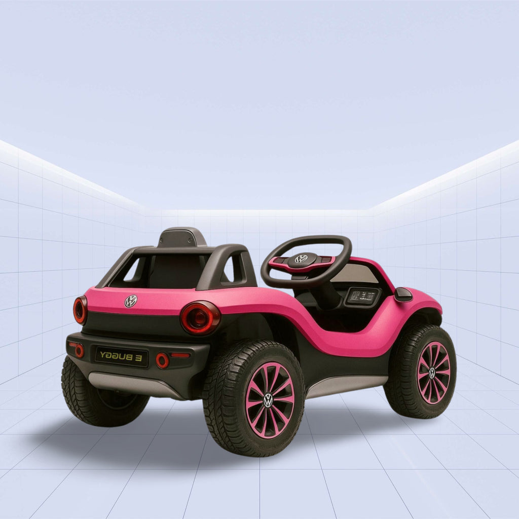 Volkswagen E-Buggy Licensed Kids Electric Ride-On Car (PINK)
