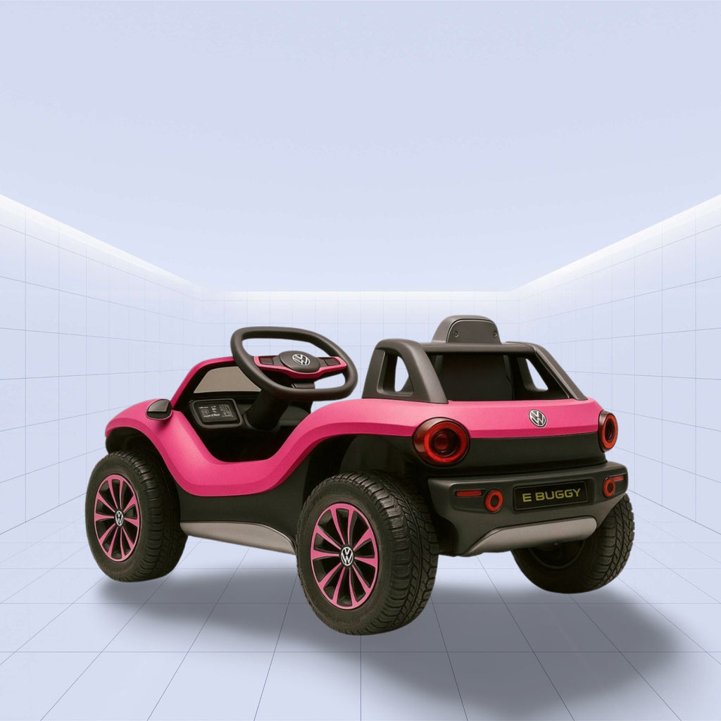 Volkswagen E-Buggy Licensed Kids Electric Ride-On Car (PINK)