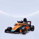 Licensed McLaren Racing Kids Electric Ride-On Car – F1 Thrill for Little Racers (ORANGE)