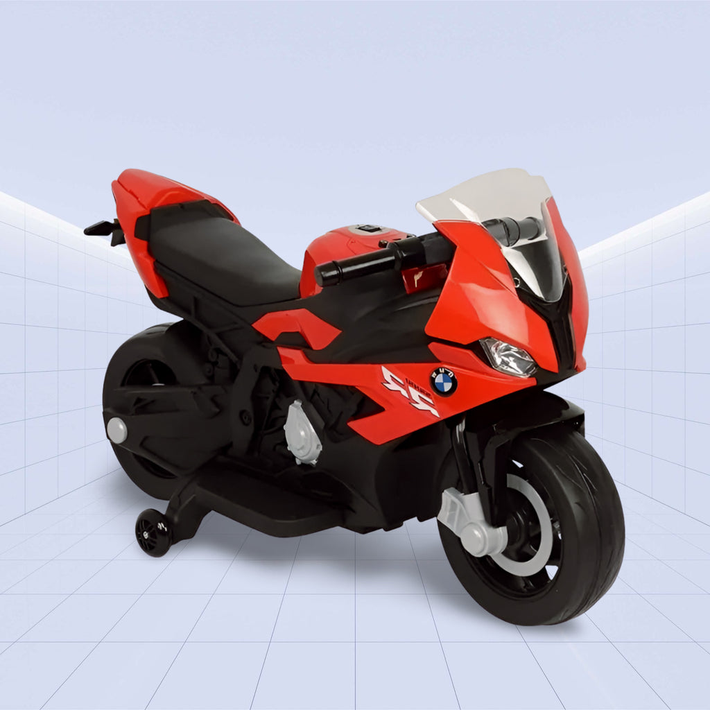 BMW S 1000 RR 12V Kids Electric Ride-On Motorcycle – Official Licensed Power Bike (RED)