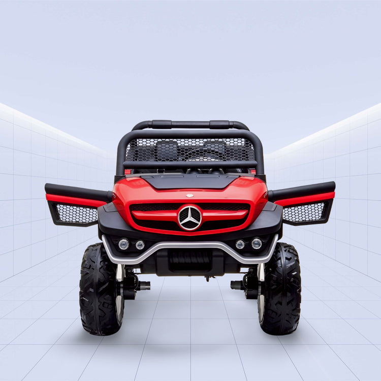 Mercedes-Benz Unimog Kids Ride-On Jeep – 4X4 Electric UTV with Remote Control (RED)