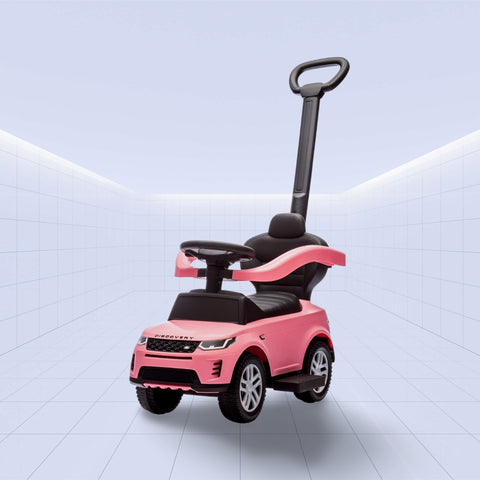 Land Rover Discovery 3-in-1 Licensed Push Car – Ride in Style and Safety (PINK)