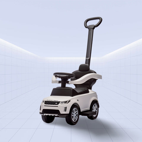 Land Rover Discovery 3-in-1 Licensed Push Car – Ride in Style and Safety (WHITE)
