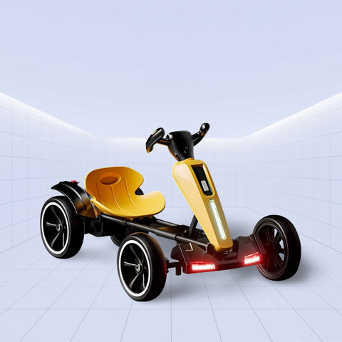 Stylish Electric Drift Kart for Kids with Remote Control (YELLOW)