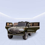 "Toyota Land Cruiser 12V Kids Electric Ride-On SUV – Luxury and Adventure in One"(GREEN)
