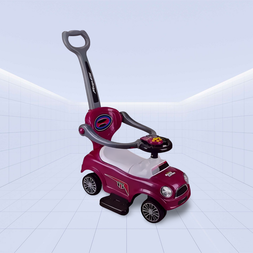 Delight in Every Ride: Multifunctional Children's Ride-On Car with Lights and Music (Purple)