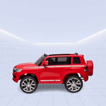 "Toyota Land Cruiser 12V Kids Electric Ride-On SUV – Luxury and Adventure in One"(RED)