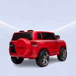"Toyota Land Cruiser 12V Kids Electric Ride-On SUV – Luxury and Adventure in One"(RED)