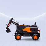 12V Volvo Licensed Ride-On Excavator - The Ultimate Construction Experience for Kids! (ORANGE)
