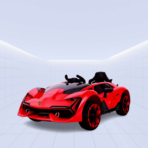 Lamborghini NEL-603 Ride-on Sports Racing Car for Kids - 12V (RED)