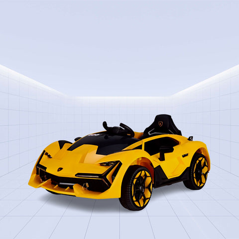 Lamborghini NEL-603 Ride-on Sports Racing Car for Kids - 12V (YELLOW)