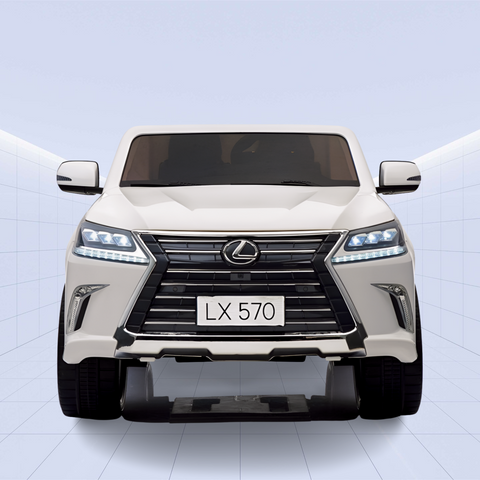 Lexus LX 570 Licensed Ride-On Car for Kids: The Ultimate Luxury Experience on Wheels (White)