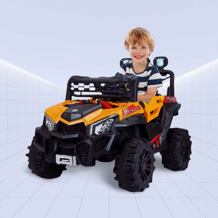 Mini Off-Road Explorer – 12V Ride-On Adventure Car with Remote Control (ORANGE)