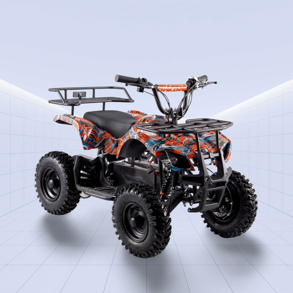 High-Performance Kids' Electric Ride-On Quad Bike – The Ultimate Adventure Companion (Orange)