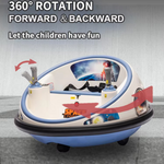 Ultimate 360° Spinning Bumper Car - Fun, Safe, and Music-Filled Adventures for Kids (Purple)