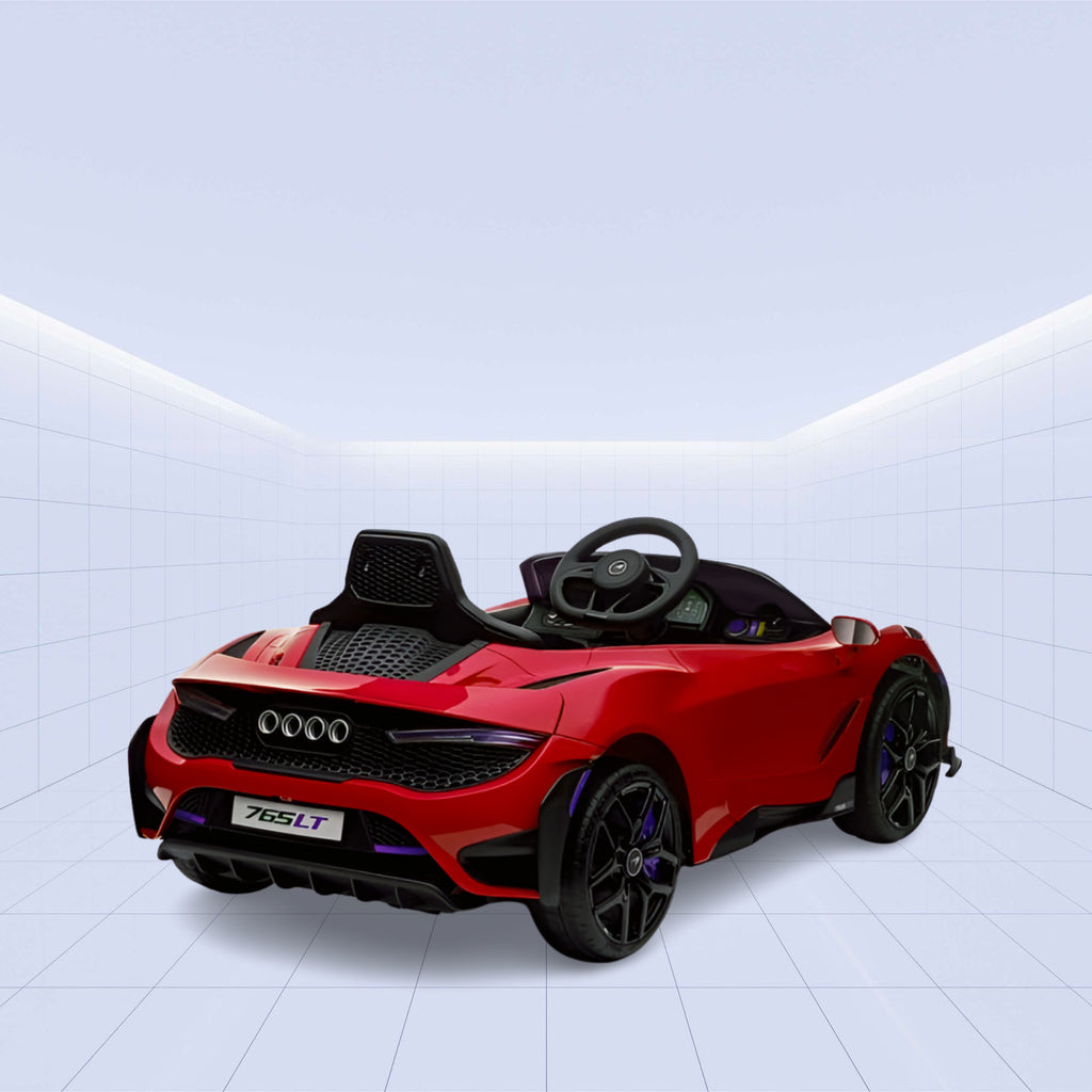 McLaren 765 LT 12V 4x Wheel Ride on Toys for Kids ( RED)