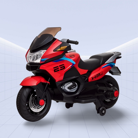 Kids’ Ride-On Electric Motorcycle – Sleek Design & Exciting Features for Young Riders (Red)