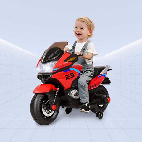 Kids’ Ride-On Electric Motorcycle – Sleek Design & Exciting Features for Young Riders (Red)