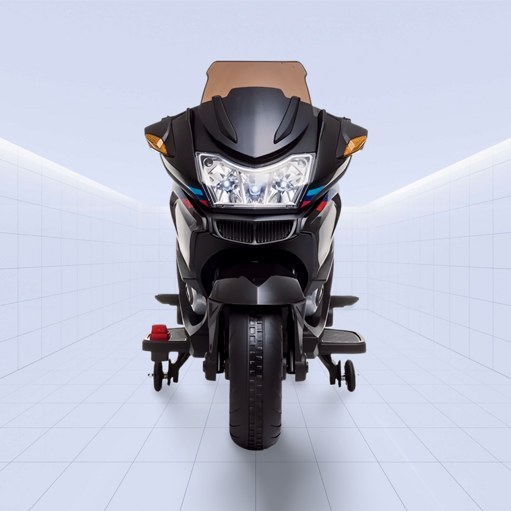 Kids’ Ride-On Electric Motorcycle – Sleek Design & Exciting Features for Young Riders (Black)