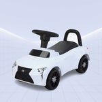 Deluxe Lexus 3-in-1 Kids Ride-On Push Car : Style, Fun, and Functionality Combined (WHITE))