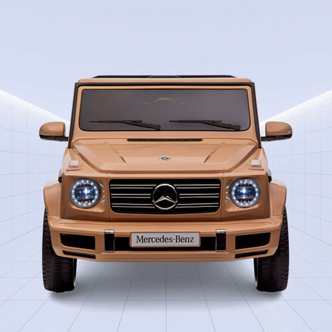 Licensed Mercedes G63 4x4 12V Kids Ride-on SUV / Car (BROWN)