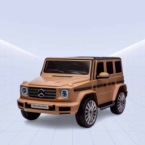 Licensed Mercedes G63 4x4 12V Kids Ride-on SUV / Car (BROWN)