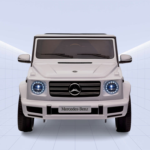 Licensed Mercedes G63 4x4 12V Kids Ride-on SUV / Car (WHITE)