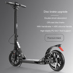 Aluminum Scooter with Double Suspension Folding Commuter for Adults, Kids and Teens.