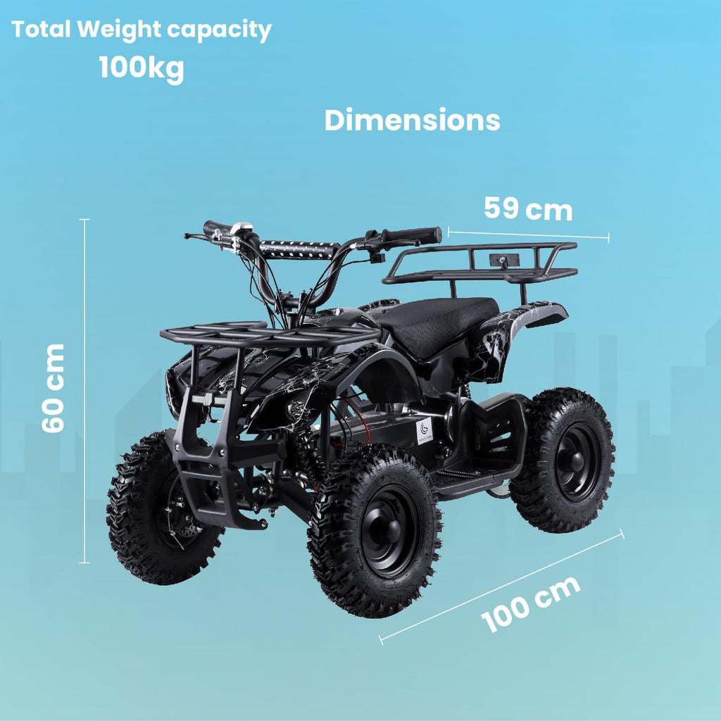 High-Performance Kids' Electric Ride-On Quad Bike – The Ultimate Adventure Companion (Orange)
