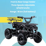 High-Performance Kids' Electric Ride-On Quad Bike – The Ultimate Adventure Companion (Orange)