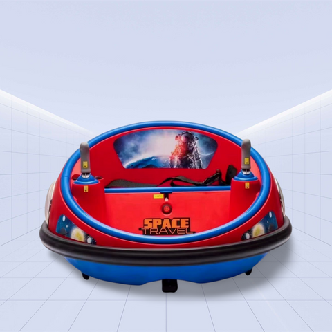 Ultimate 360° Spinning Bumper Car - Fun, Safe, and Music-Filled Adventures for Kids (Red)